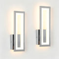 2‑Pack Chrome LED Wall Sconces