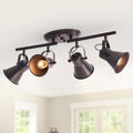 4‑Light Rotatable Track Ceiling Light