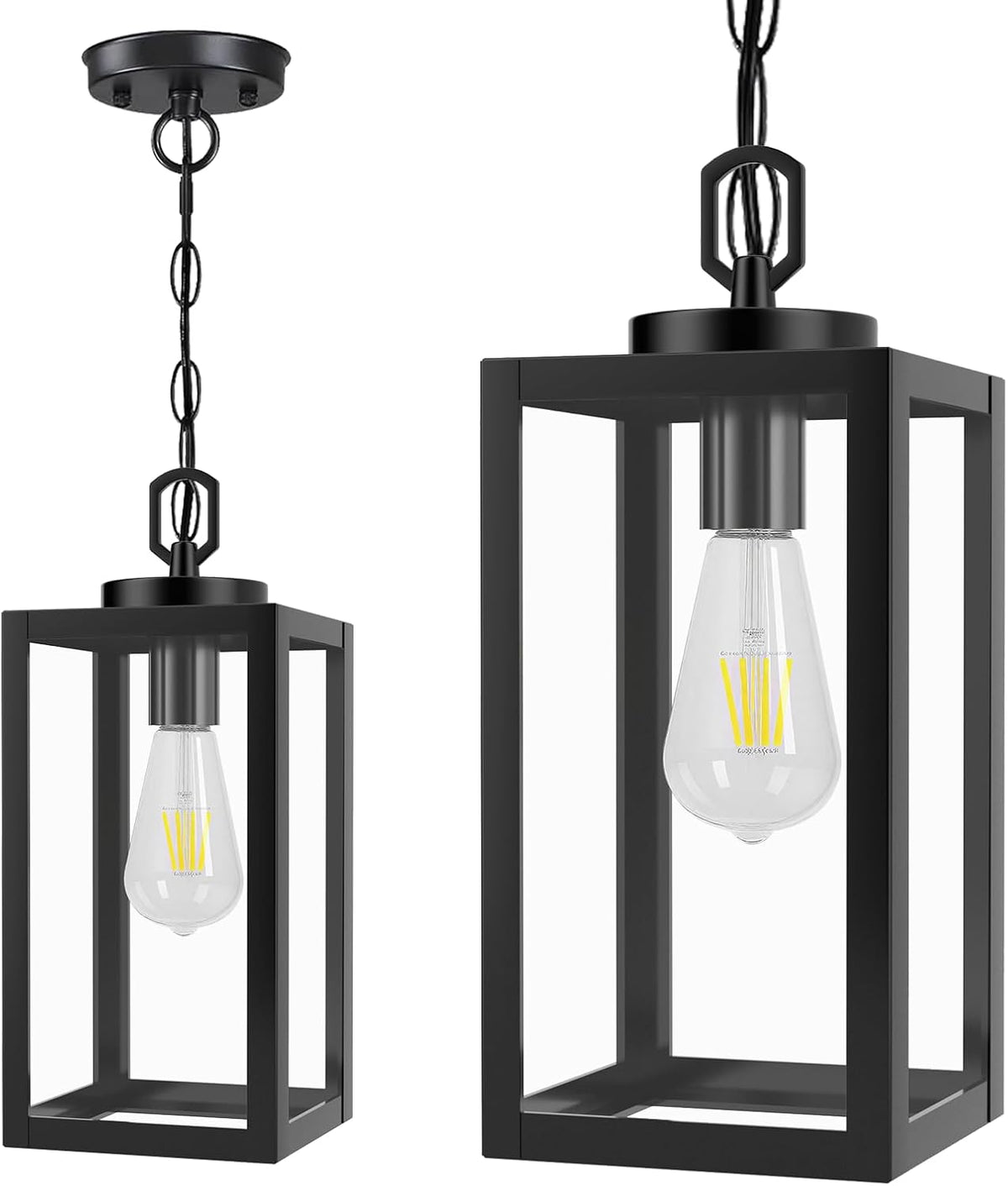 13" Weatherproof Farmhouse Outdoor Pendant Light