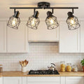 4‑Light Rotatable Track Ceiling Light