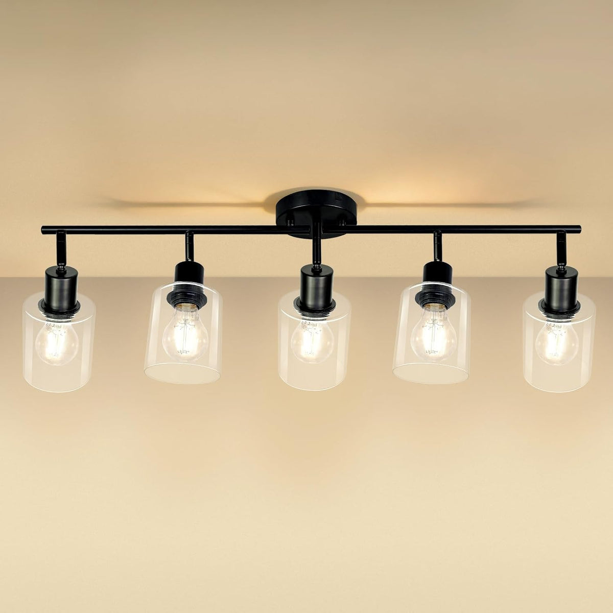 5‑Light Flexible Track Light Fixture
