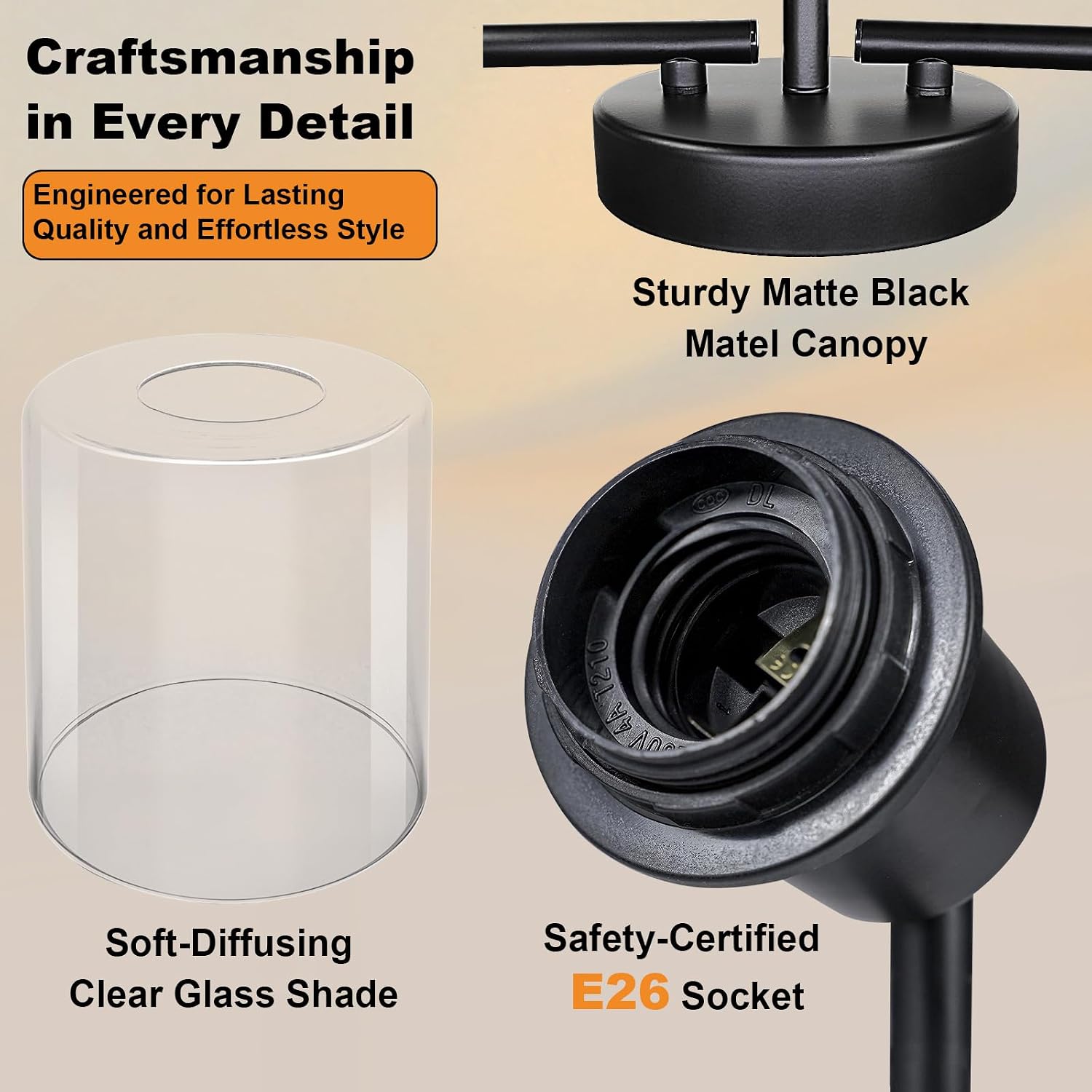 5‑Light Flexible Track Light Fixture
