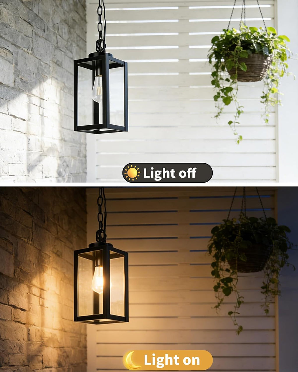 13" Weatherproof Farmhouse Outdoor Pendant Light