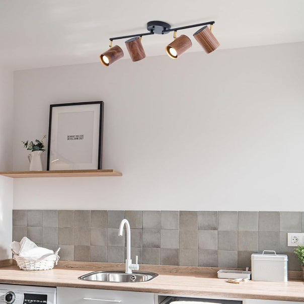 4‑Light Modern Adjustable Track Light Kit