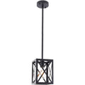 1‑Light Farmhouse Lantern Pendant Light