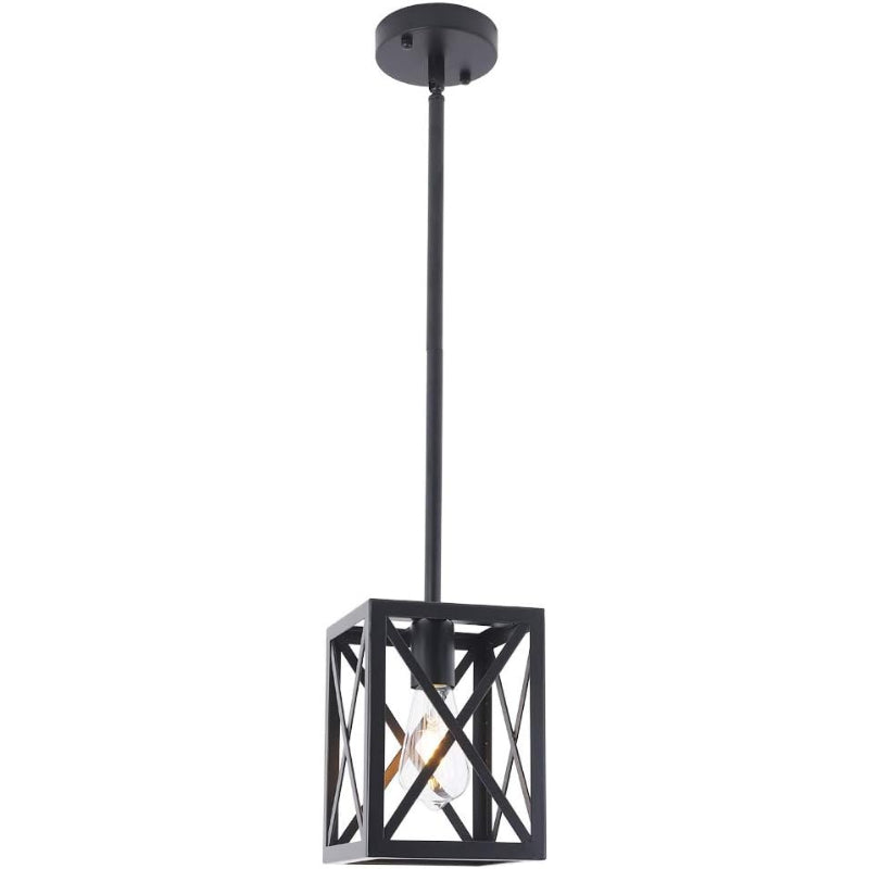 1‑Light Farmhouse Lantern Pendant Light